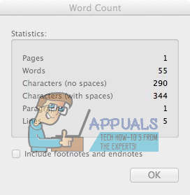 pdf word count for mac